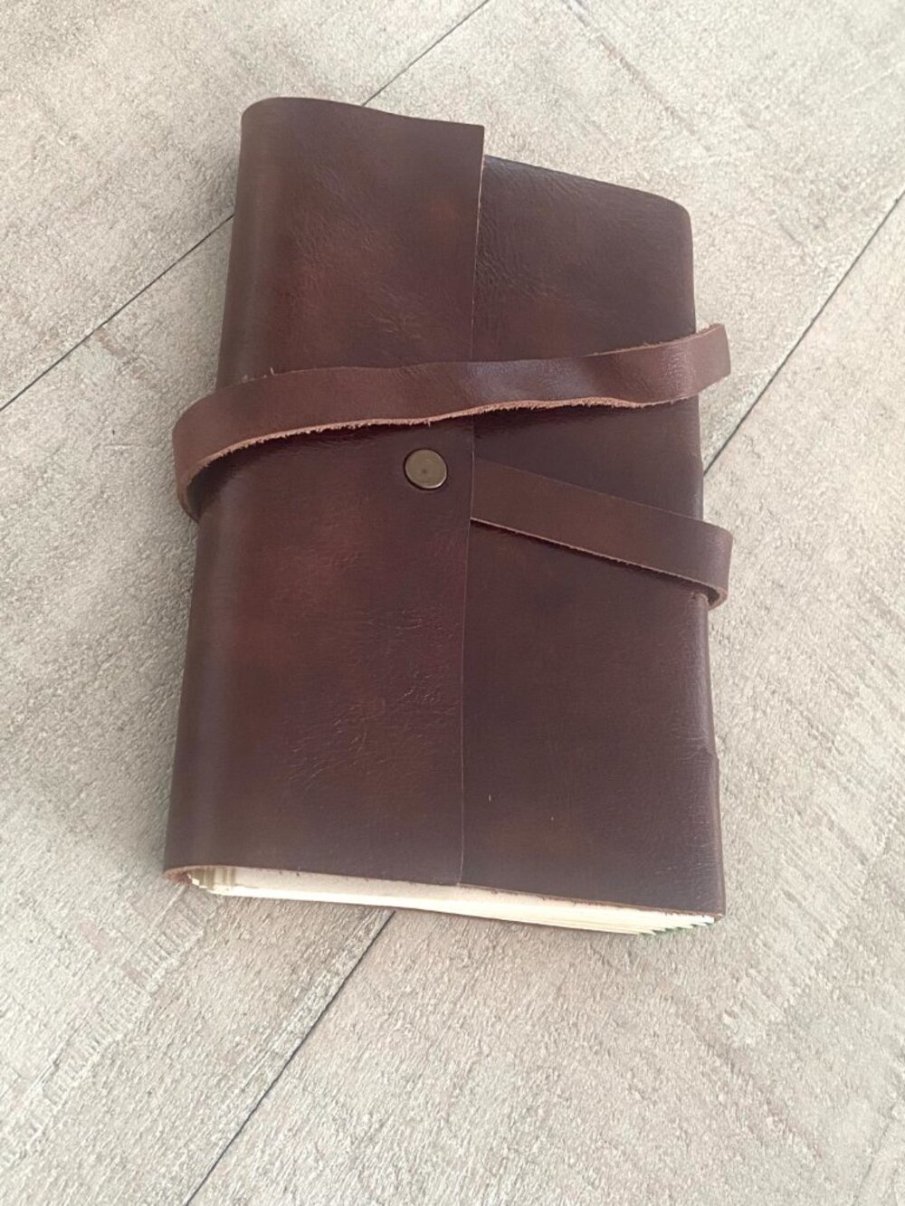 Vintage Handcrafted Leather Journal & Sketchbook Dairy for Men Women 48 Pages